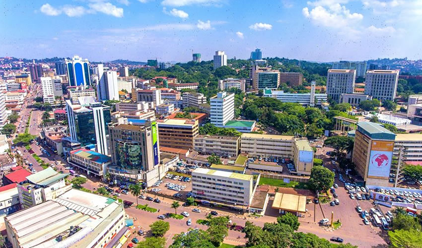 view of kampala city uganda